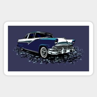 56 Ford Crown Victoria, 1956 blue and white Crown Vic Sticker